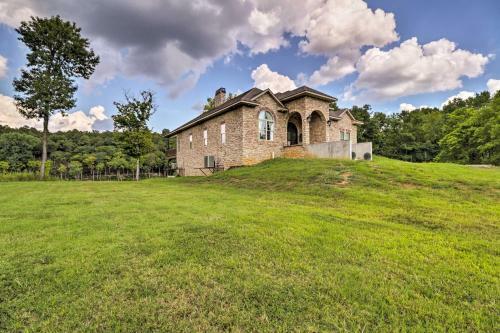 New! Riverfront Mountain Home W/ Spacious Deck!