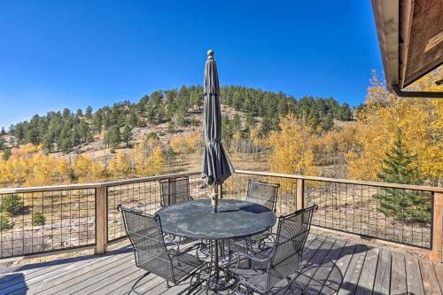 Mtn-view Cabin With Deck, 3 Mi To Cripple Creek!
