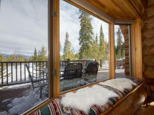 Miles Behind Log Cabin