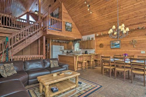 Secluded Hilltop Hideaway With Deck And Mountain Views!