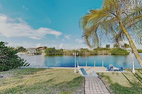 New Listing! Home On Canal: Gulf-access Dock, Pool Home