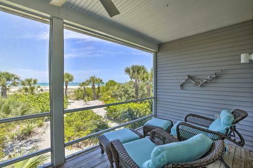 Apartamento Beachfront Upper Captiva Condo With Sunset View!
