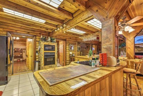 Quiet Inverness Log Cabin With Furnished Deck!