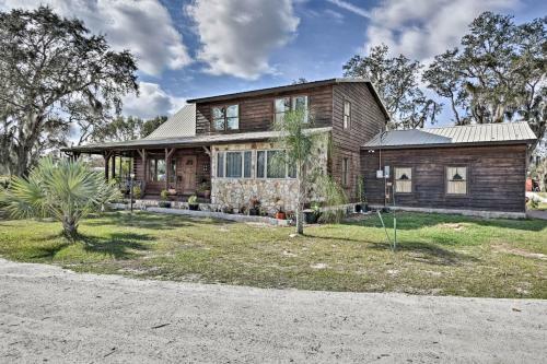 Sebring Ranchero Log Cabin On 40-acre Farm!