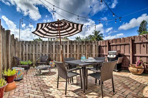 Apartamento Studio With Private Patio About 9 Miles To Pompano Beach!
