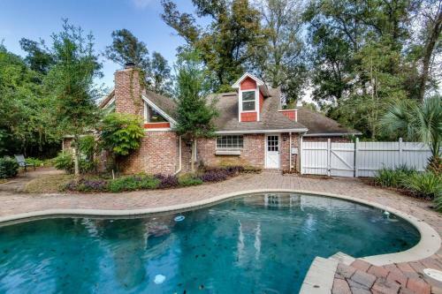 English Cottage Pool Home Florida Style