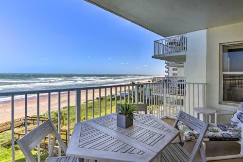 Apartamento Oceanfront Retreat With Pool Steps From Ormond Beach!