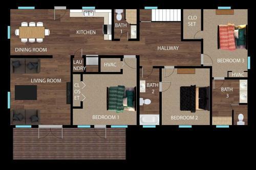 7 Bed 7 Bath 2 Story Home