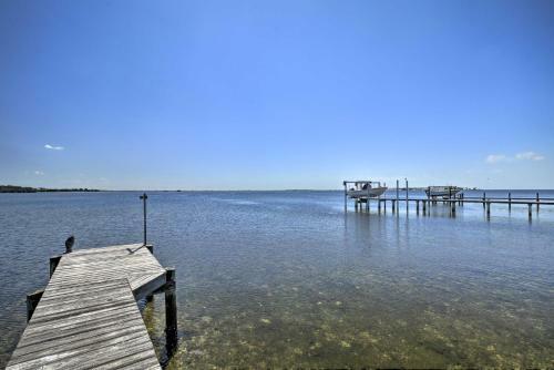 Quiet Waterfront Oasis With Pool And Fishing Dock