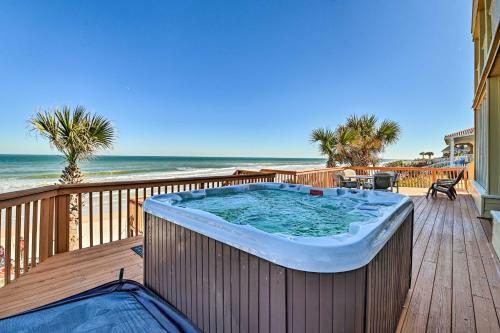 Oceanfront House By Ponce Inlet On No-drive Beach!