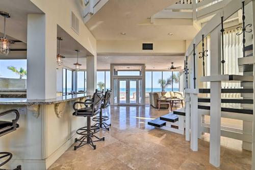 Oceanfront House By Ponce Inlet On No-drive Beach!