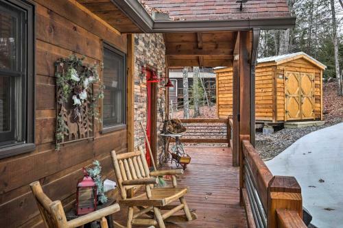 Blue Ridge Mtn View Getaway With Hot Tub And Fire Pit!