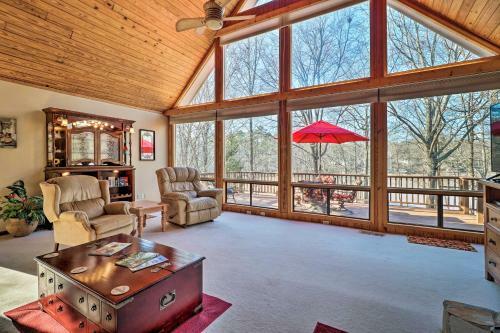 Spacious Lake Sinclair A-frame With Boat Dock And Slip!