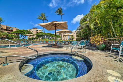 Lahaina Condo W/patio, Pool Access &ocean View