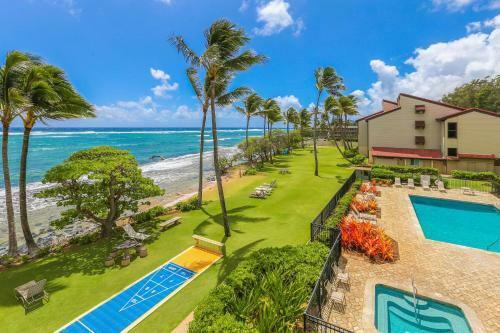 Kapaa Shore Resort #327, Oceanfront