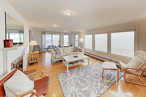 New Listing! Waterfront Haven, Adjacent To Beach Home