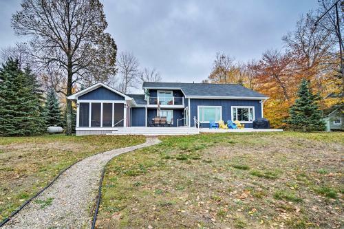 Peaceful Lake Mich Retreat With Private Waterfront!