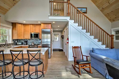 Lakefront Meredith Home Private Beach And Fire Pit!