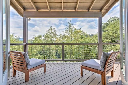 Modern Asheville Greenway Residence With 2 Decks!