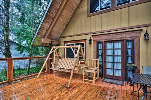 A-frame Abode In Mt Hood Area With Deck And Grill