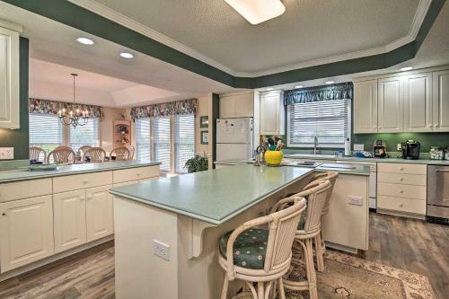 Riverfront N Myrtle Beach Home With Floating Dock!