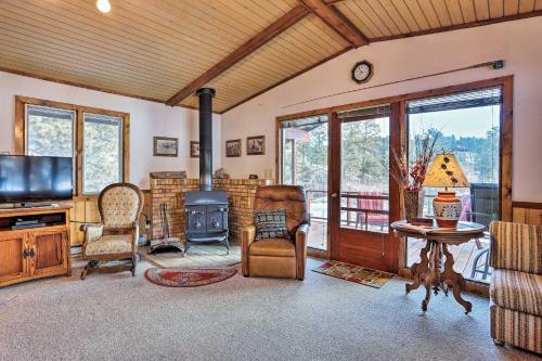 Tranquil Retreat On Creek With Deck On 30 Acres