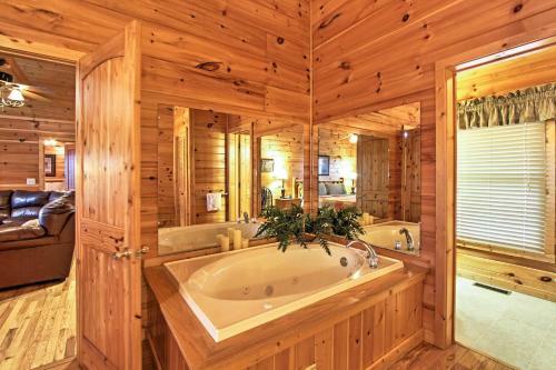 Hills Hideaway Sevierville Cabin With Mountain View