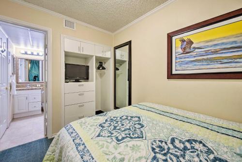 Apartamento Bright Oceanview Galveston Condo With Balcony And Pool