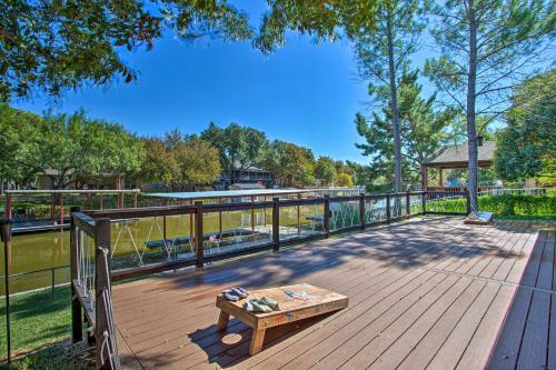 Waterfront Granbury Home Hot Tub And Boat Dock