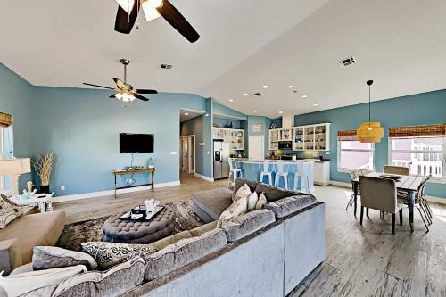 New Listing! Coastal Haven With Observation Deck Home