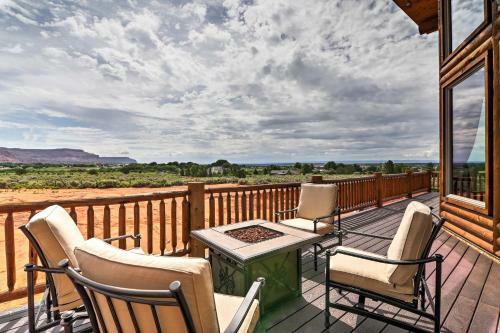 Kanab Cabin With Hot Tub, Fire Pit And Panoramic Views!