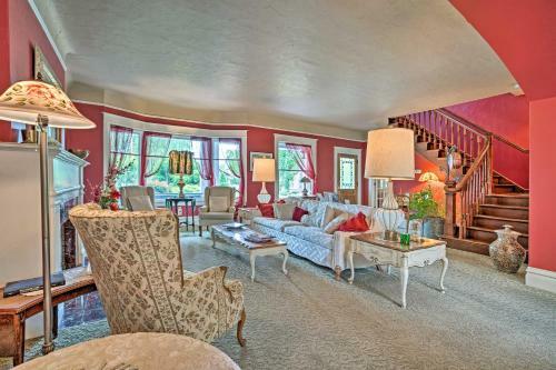 Idyllic Wine Country Bandb With Yard Walk To Town