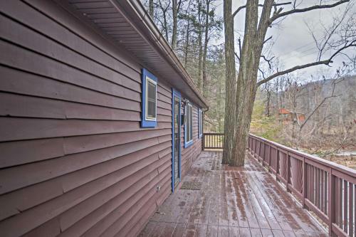 Riverfront Elkins Home With Fireplace And Deck!