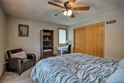 Family Home With Deck, Yard, Dock On Rock River!