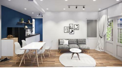 Apartamento Kirakuan Luxury 2 Br, 5m Center