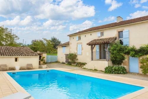 Lacapelle-biron Villa Sleeps 14 Pool Wifi