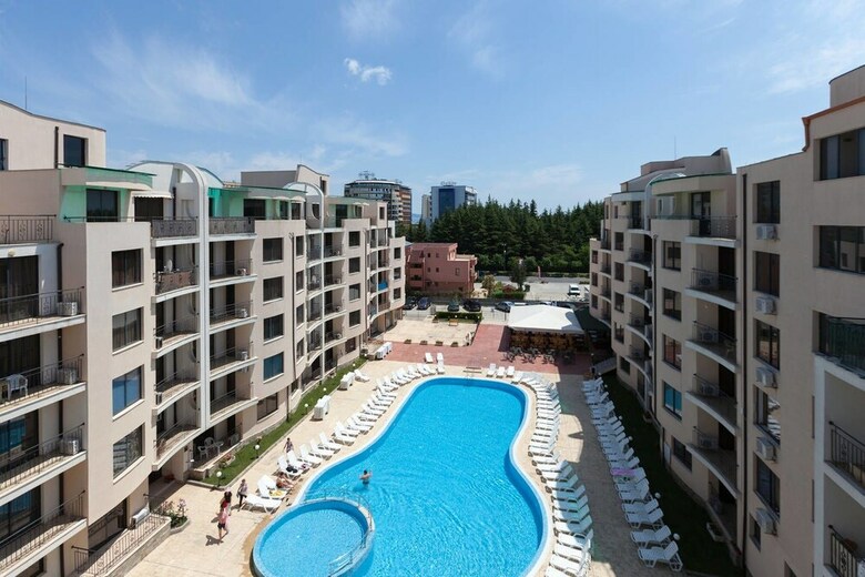 Aparthotel Studio With Balcony And Pool View