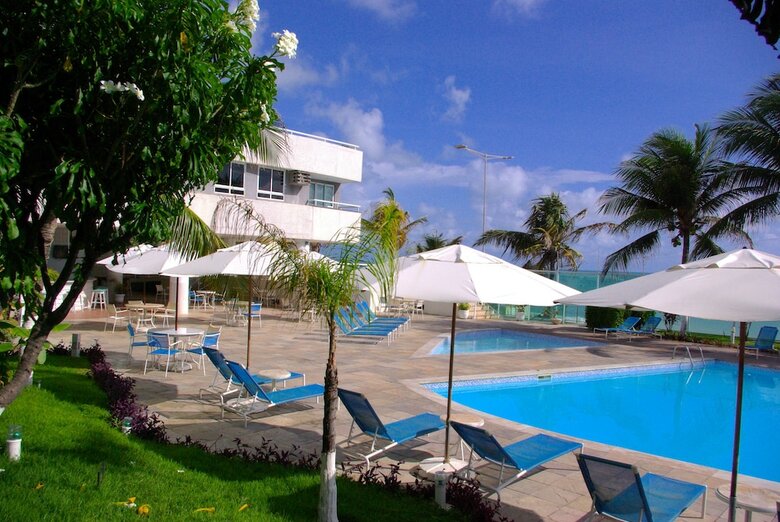 Apartamentos Flat Com Vista Para O Mar E Piscina