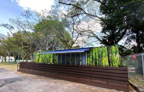 Shipping Container Hotel At Haw Par Villa