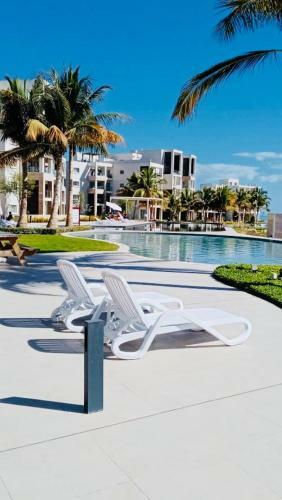 Apartamento Studio Jebel Sifah Resort Golf Lake G 14 - 201