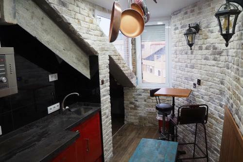 Tiny And Cute Apartment In The Roof Touching Border