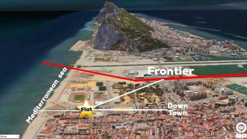 Beach, City & Gibraltar (Shared Apartment)
