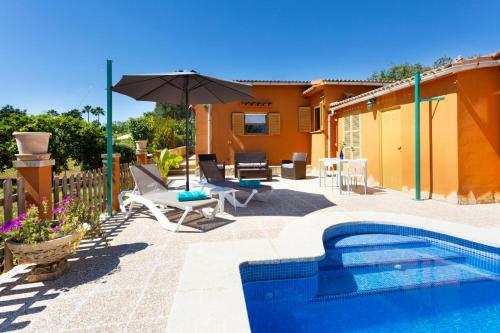 Llub�, Beautiful House With Pool Surrounded By Nature