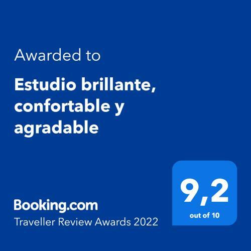 Apartamento Estudio Brillante, Confortable Y Agradable