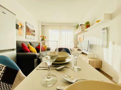 Orange And White Apartment In Yumbo