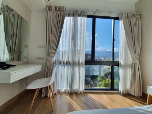 Apartamento Nimman Center Mountain View +rooftop Pool607