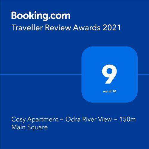 Cosy Apartment ~ Odra River View ~ 150m Main Square