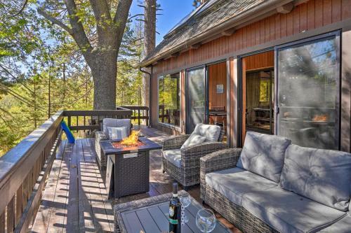 Golf Course Lake Arrowhead House With Fire Pit!