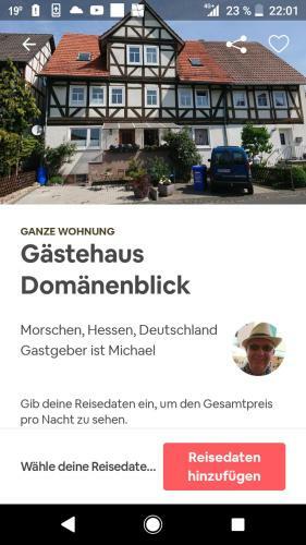 Apartamento G�stehaus Dom�nenblick