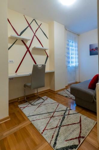 Burgundy Apartment